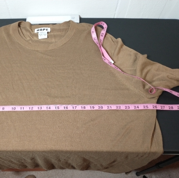 Hope Stockholm Pin Sweater, unisex XL/42 oversized minimalist linen blend - Picture 12 of 12